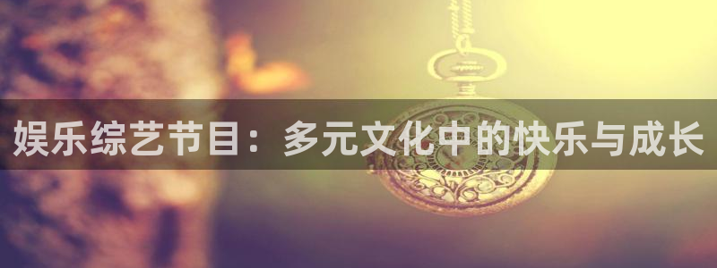 无尽银河官网：娱乐综艺节目：多元文化中的快乐与成长